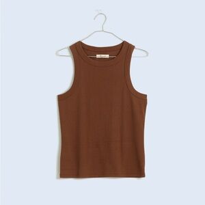 NWT Madewell Supima® Rib Cutaway Tank